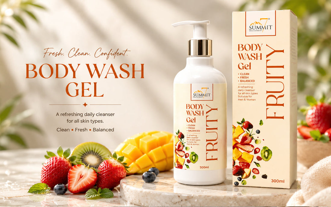 Fresh. Clean. Confident | Summit 7 Fruity Body Wash Gel