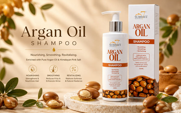 Summit 7 Argan Oil Shampoo | Nourishing, Smoothing & Revitalizing