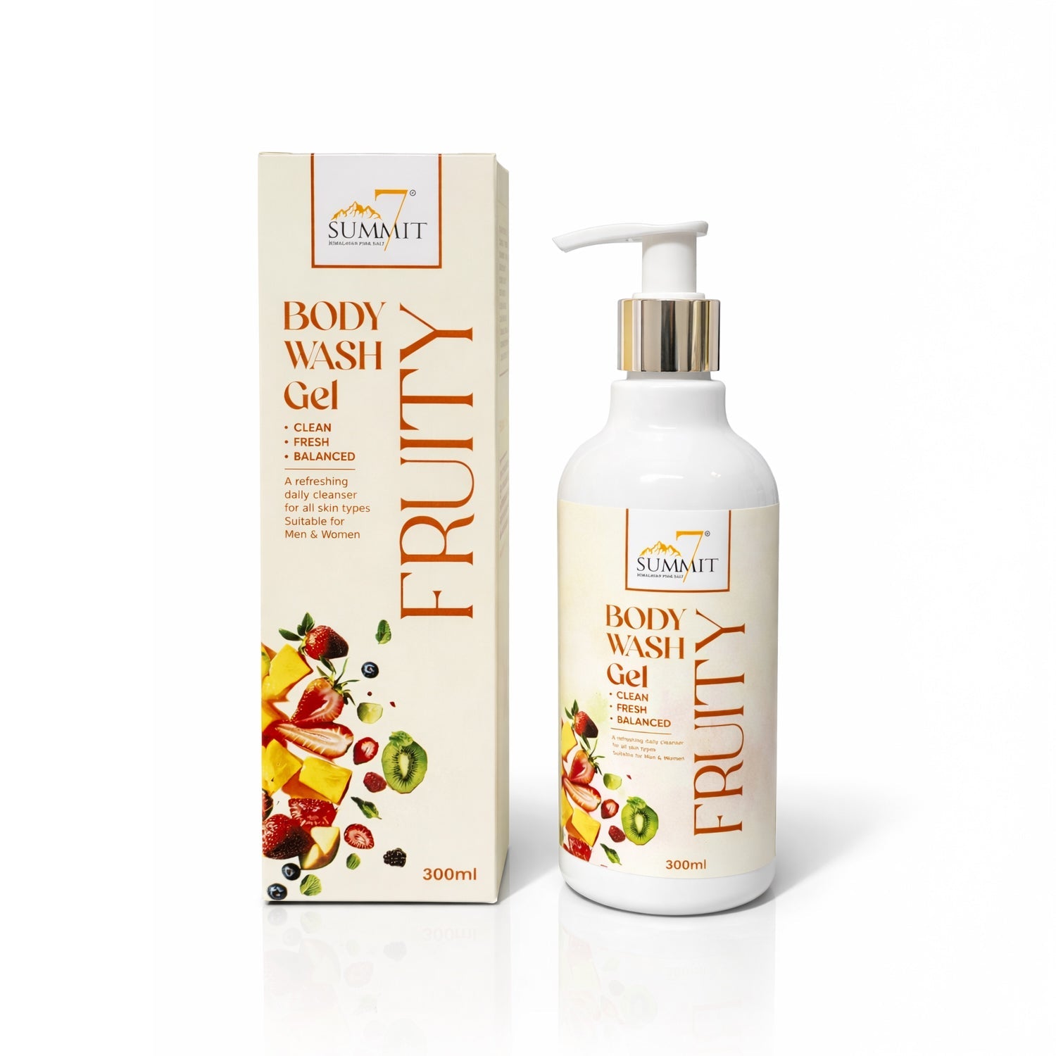 7 Summit Fruity Body Wash Gel