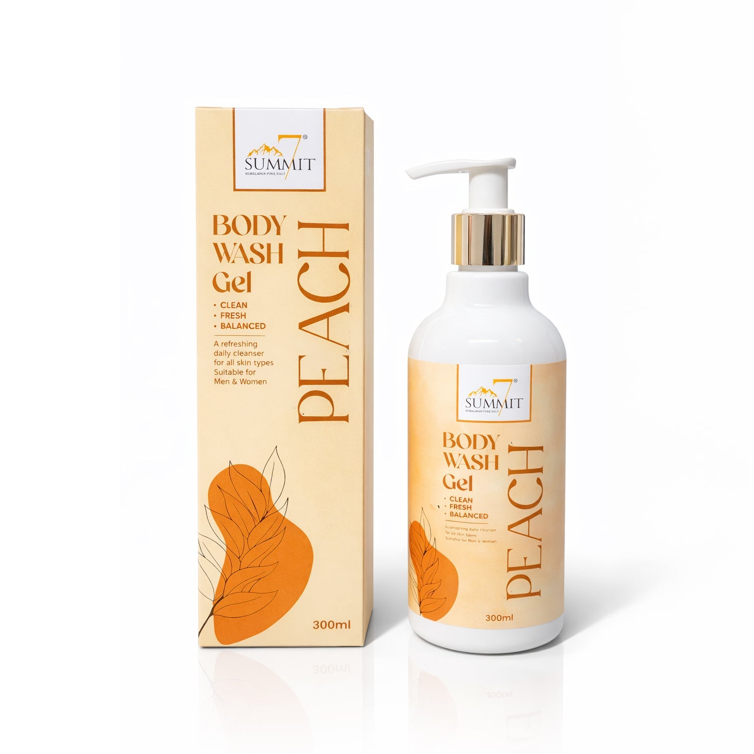 7 Summit Peach Body Wash Gel
