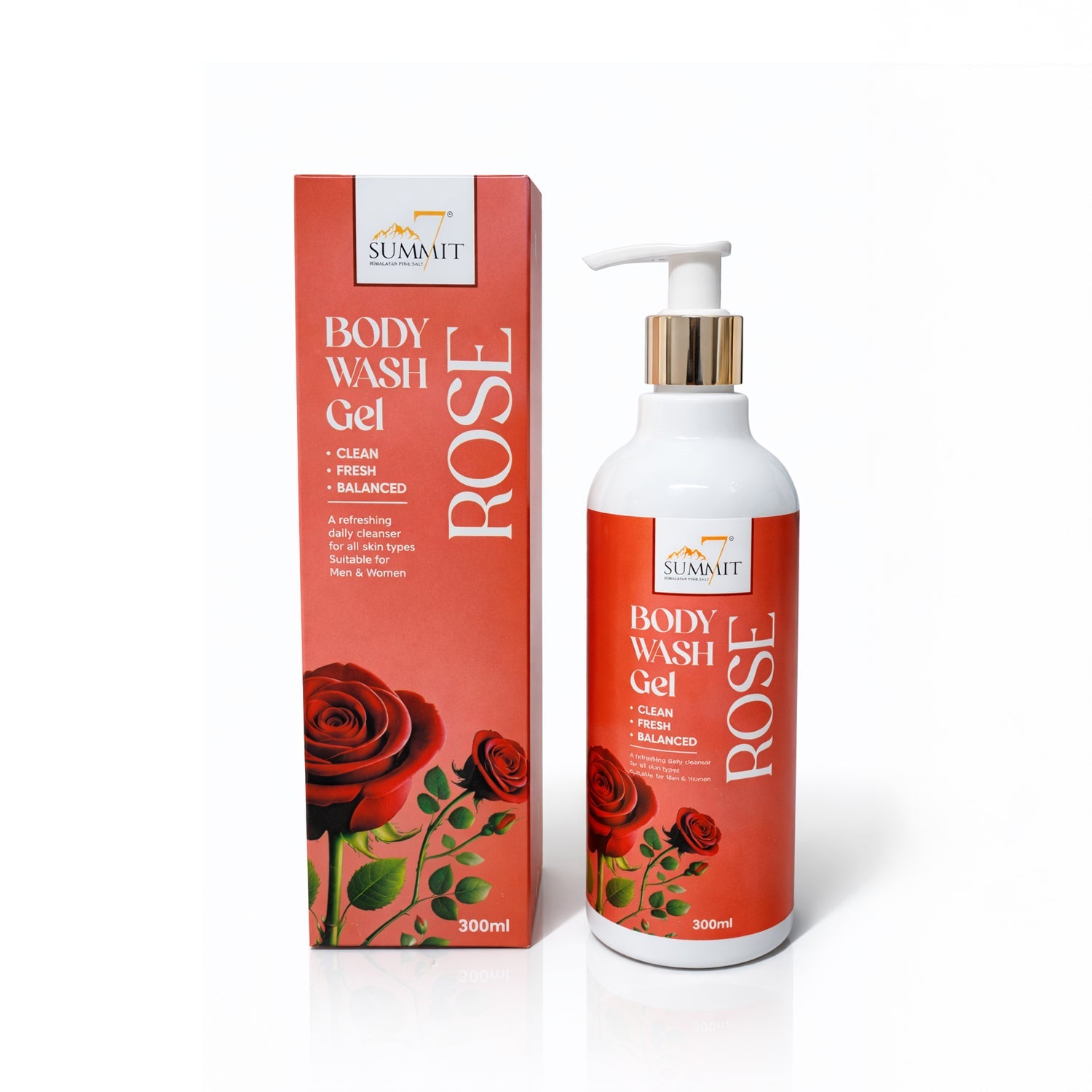 7 Summit Rose Body Wash Gel