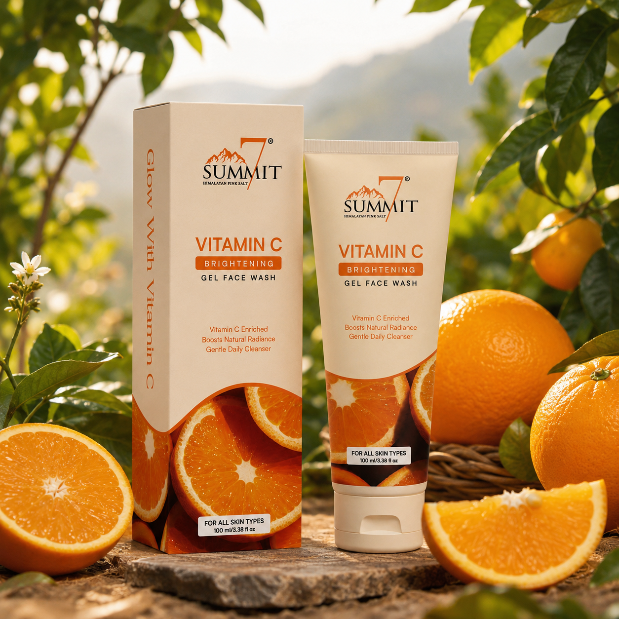 7 Summit Vitamin C Brightening Gel Face Wash