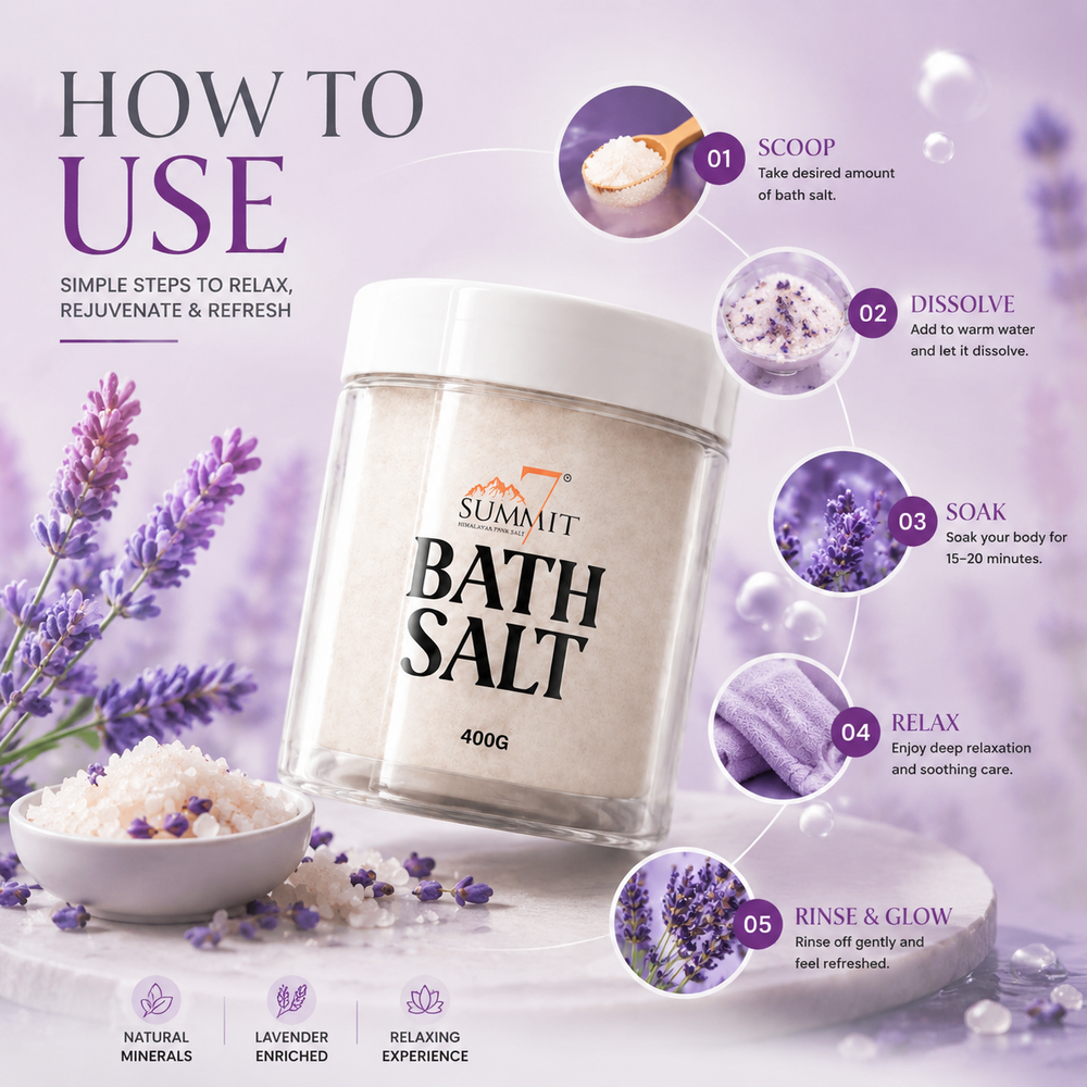 7 Summit Lavender Bath Salt