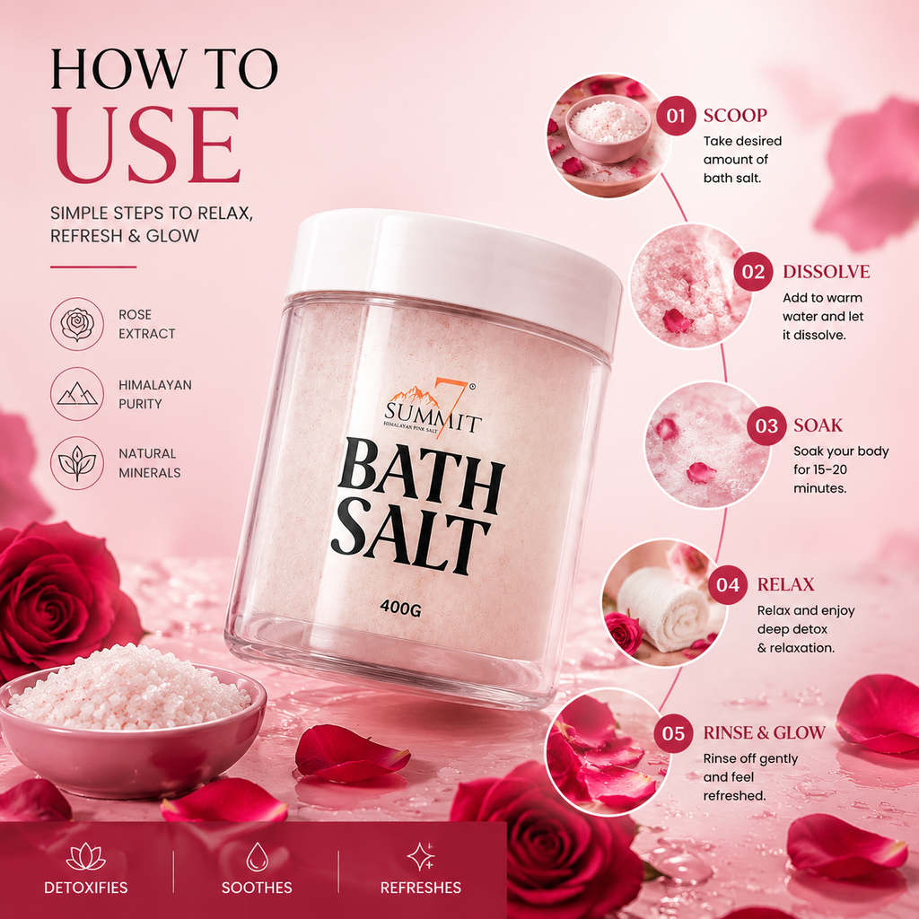 7 Summit Rose Bath Salt