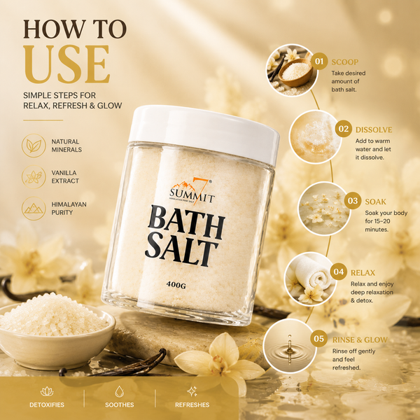 7 Summit Vanilla Bath Salt
