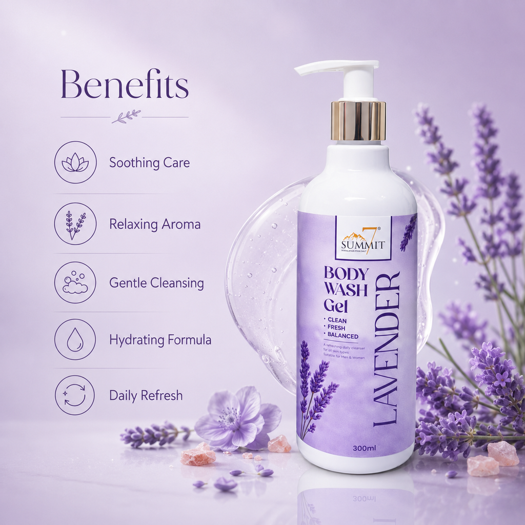 7 Summit Lavender Body Wash Gel