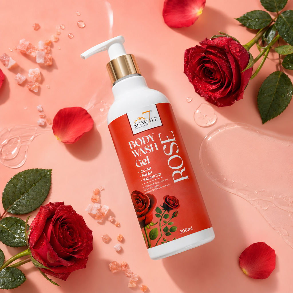 7 Summit Rose Body Wash Gel