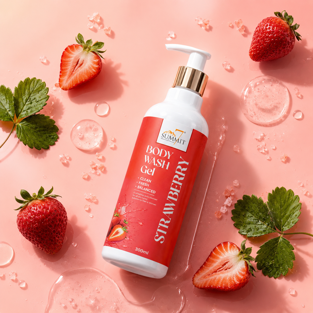 7 Summit Strawberry Body Wash Gel