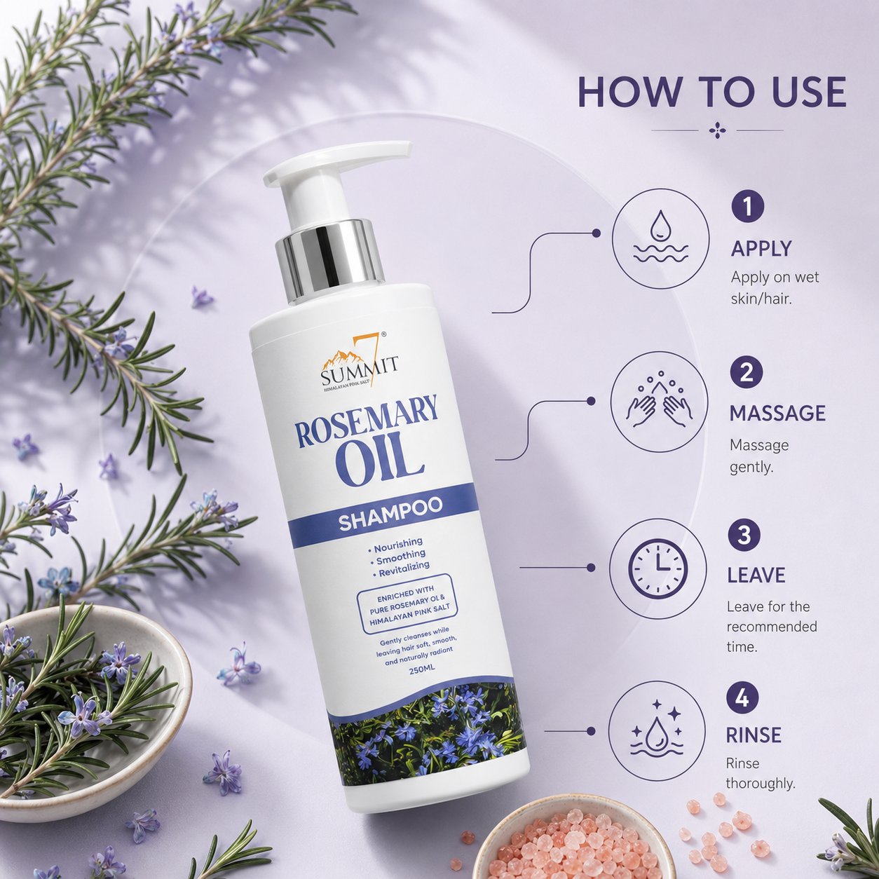 7 Summit Rosemary Shampoo