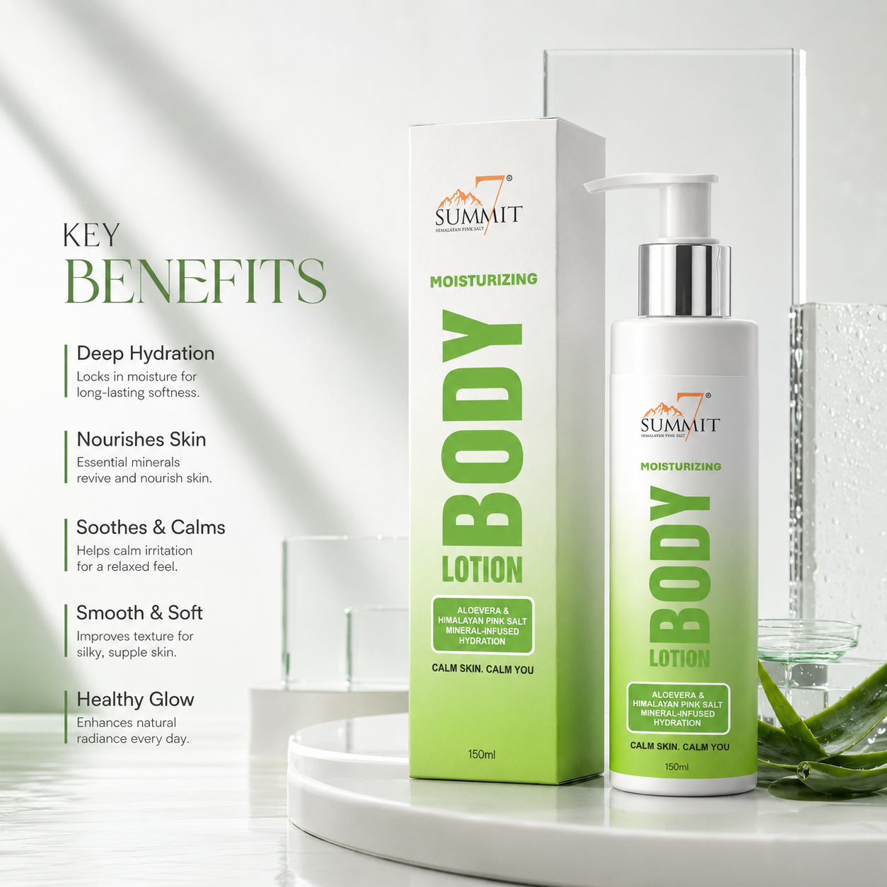 7Summit Aloe Vera Body Lotion