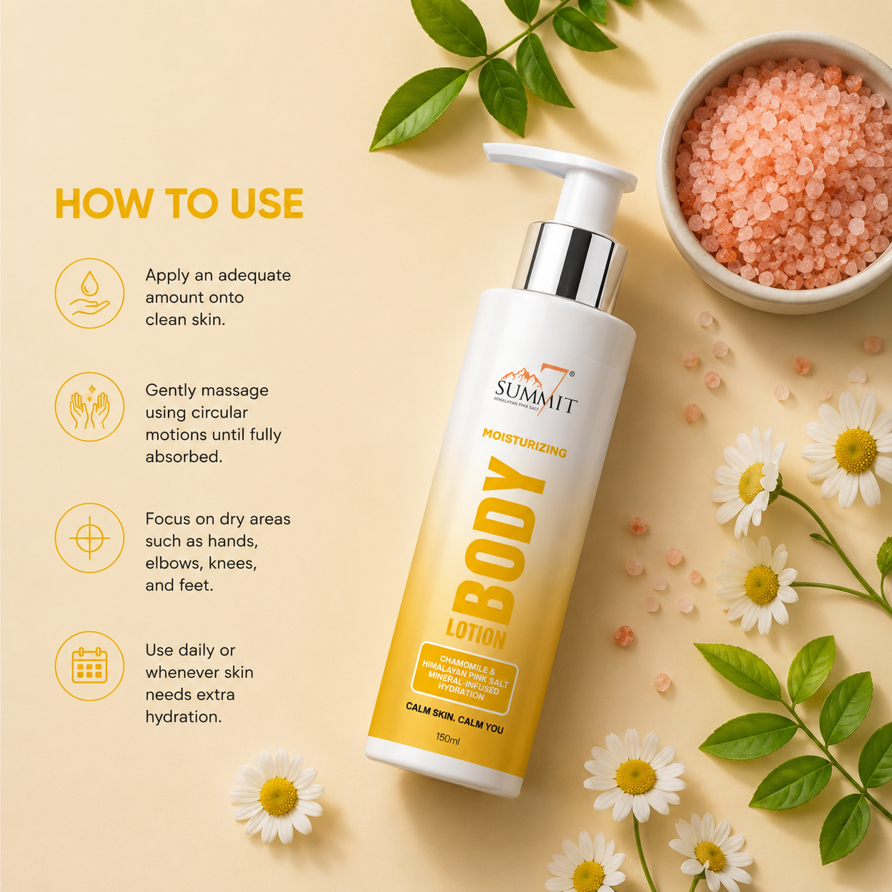 7 Summit Chamomile Body Lotion