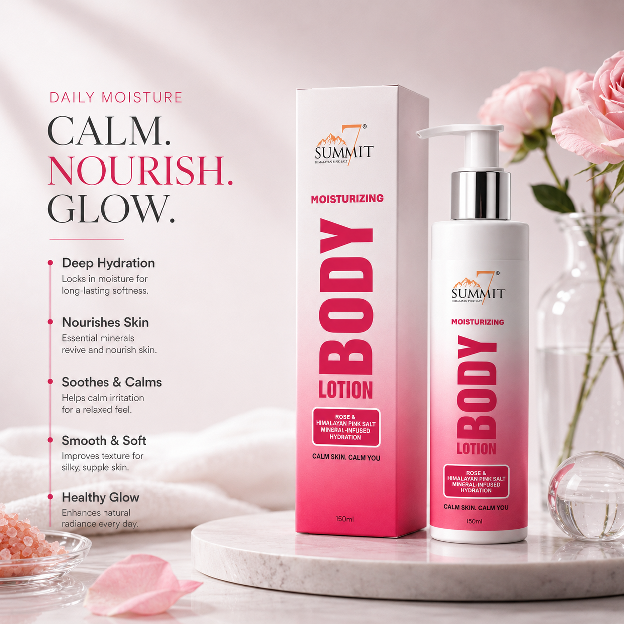 7 Summit Rose Body Lotion