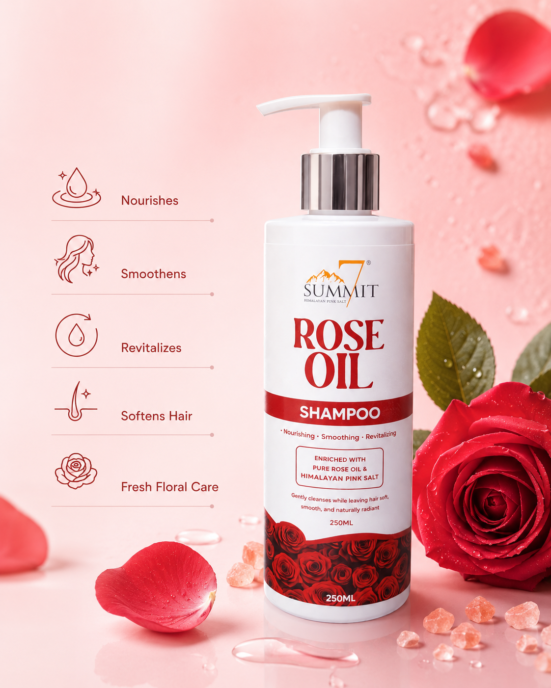 7 Summit Rose Oil Shampoo