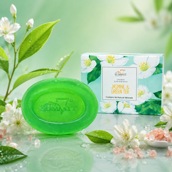 7 Summit Jasmine & Green Tea Organic Soap Bar
