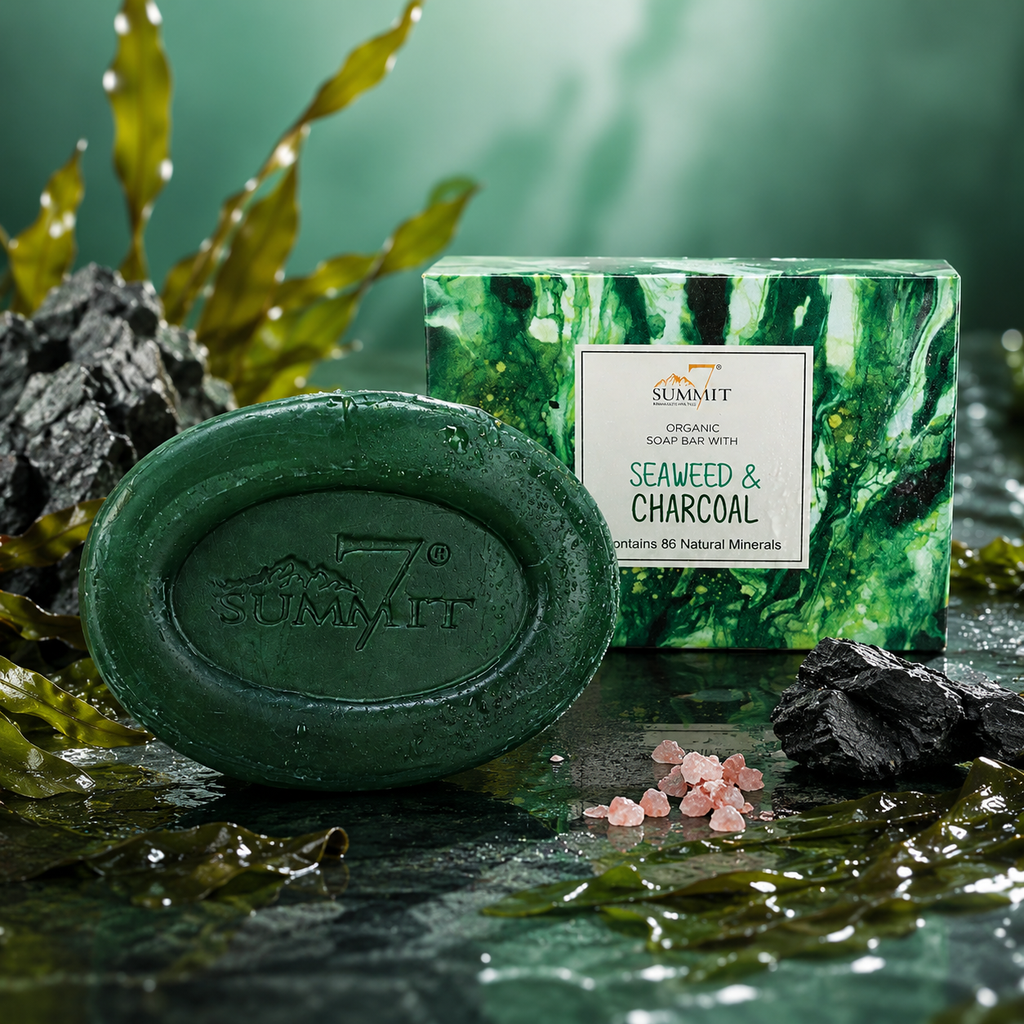 7 Summit Seaweed & Charcoal Organic Soap Bar